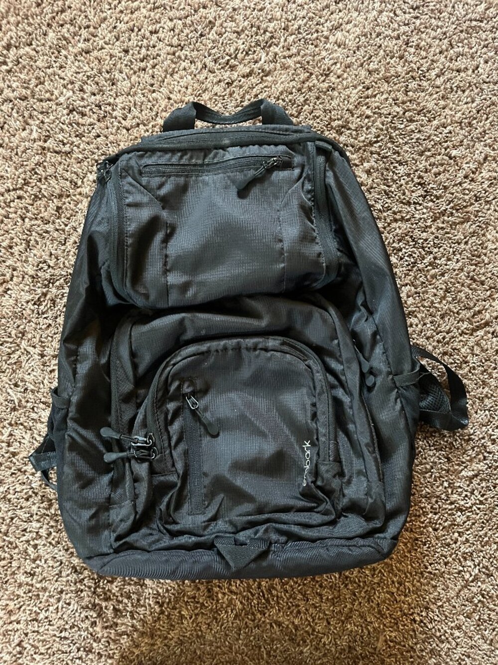 Black Embark backpack
